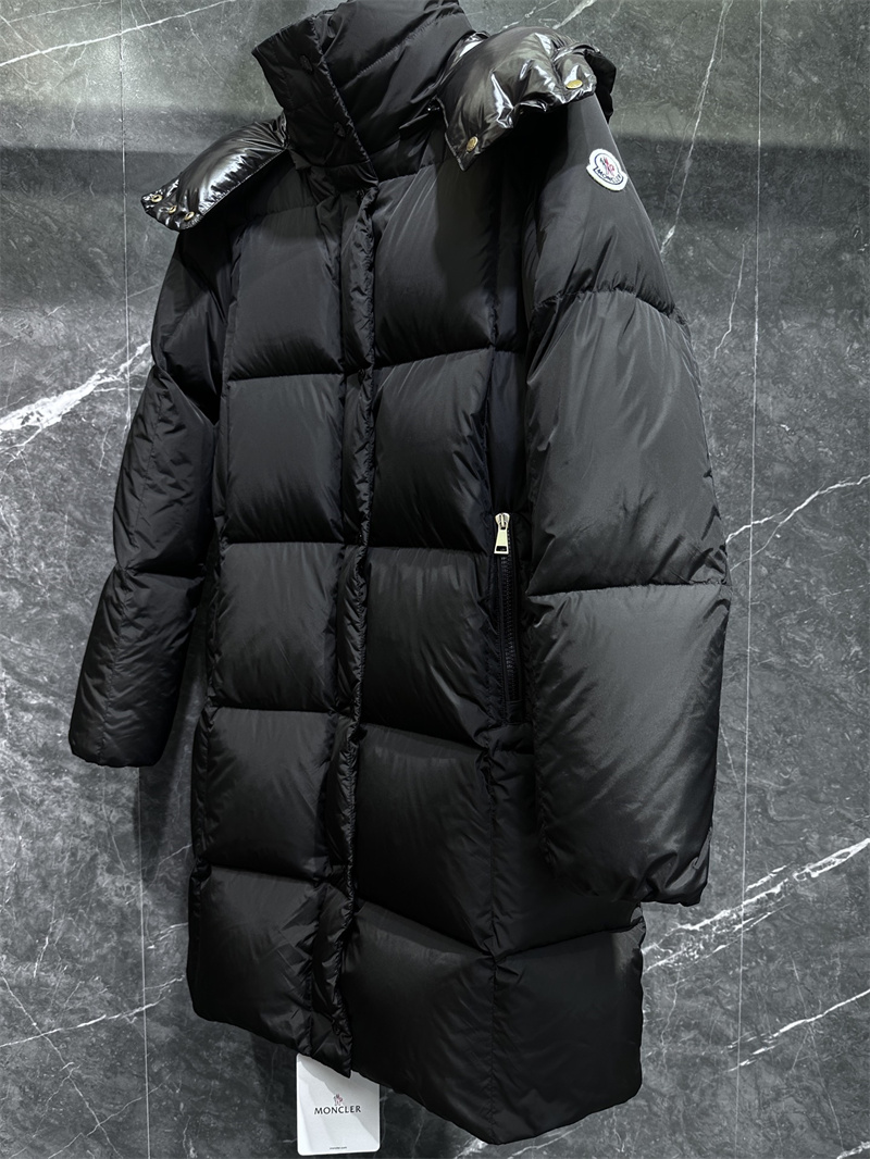 Moncler 몽클레어 Litte 리뜨 스퀘어 퀼팅 후드 롱 다운 패딩 자켓 레플리카 9번 이미지 - 의류 | 세미샵 레플리카 사이트