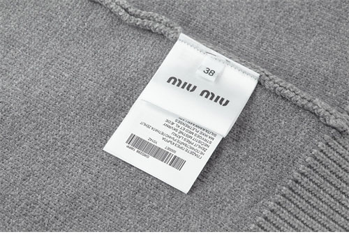 Miu Miu 미우미우 로고 울 니트 가디건 레플리카 13번 이미지 - 의류 | 세미샵 레플리카 사이트