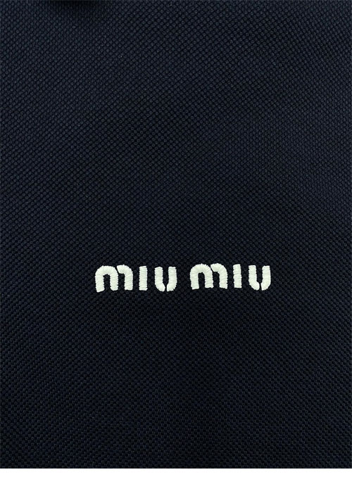 Miu Miu 미우미우 로고 자수 폴로 셔츠 2컬러 레플리카 29번 이미지 - 의류 | 세미샵 레플리카 사이트