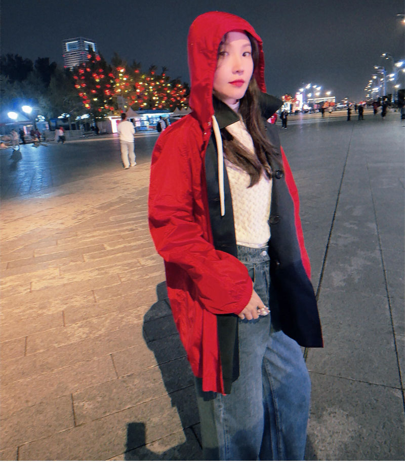 미우미우 미우미우 리버서블 치노 테크니컬 퐁제 블루종 자켓 레플리카 1번 이미지 - 의류 | 세미샵 레플리카 사이트