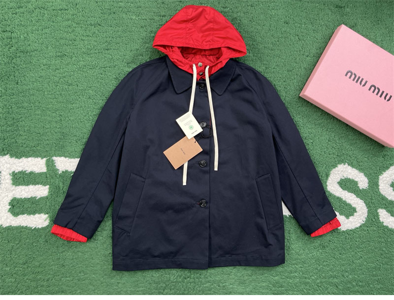 미우미우 미우미우 리버서블 치노 테크니컬 퐁제 블루종 자켓 레플리카 6번 이미지 - 의류 | 세미샵 레플리카 사이트