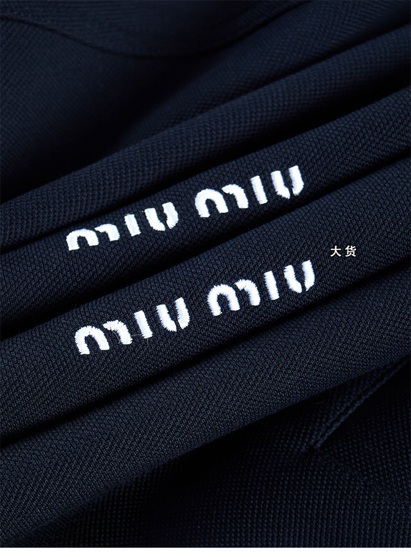 미우미우 미우미우 본디드 피케 테크니컬 저지 블루종 자켓 레플리카 1번 이미지 - 의류 | 세미샵 레플리카 사이트