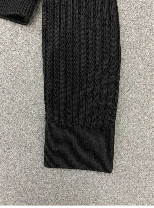 Miu Miu 미우미우 브이넥 리브드 울 크롭 니트 스웨터 레플리카 18번 이미지 - 의류 | 세미샵 레플리카 사이트