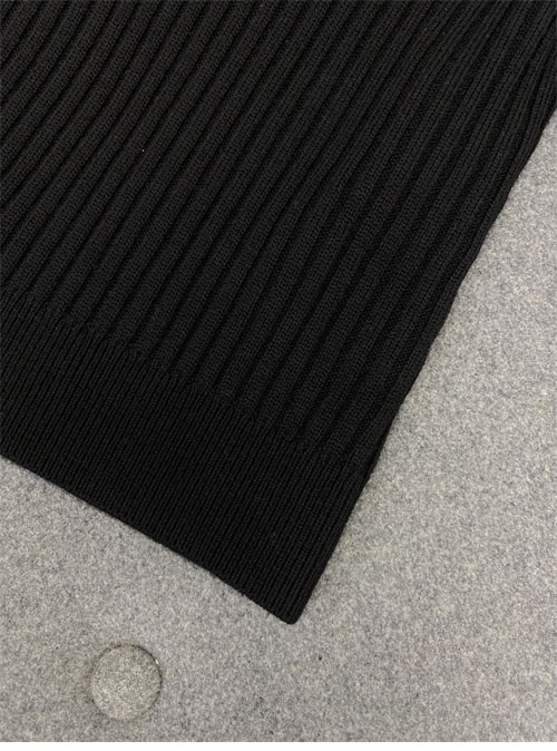 Miu Miu 미우미우 브이넥 리브드 울 크롭 니트 스웨터 레플리카 20번 이미지 - 의류 | 세미샵 레플리카 사이트