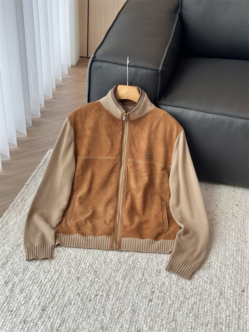 미우미우 미우미우 울 앤 레더 지퍼 가디건 레플리카 20번 이미지 - 의류 | 세미샵 레플리카 사이트