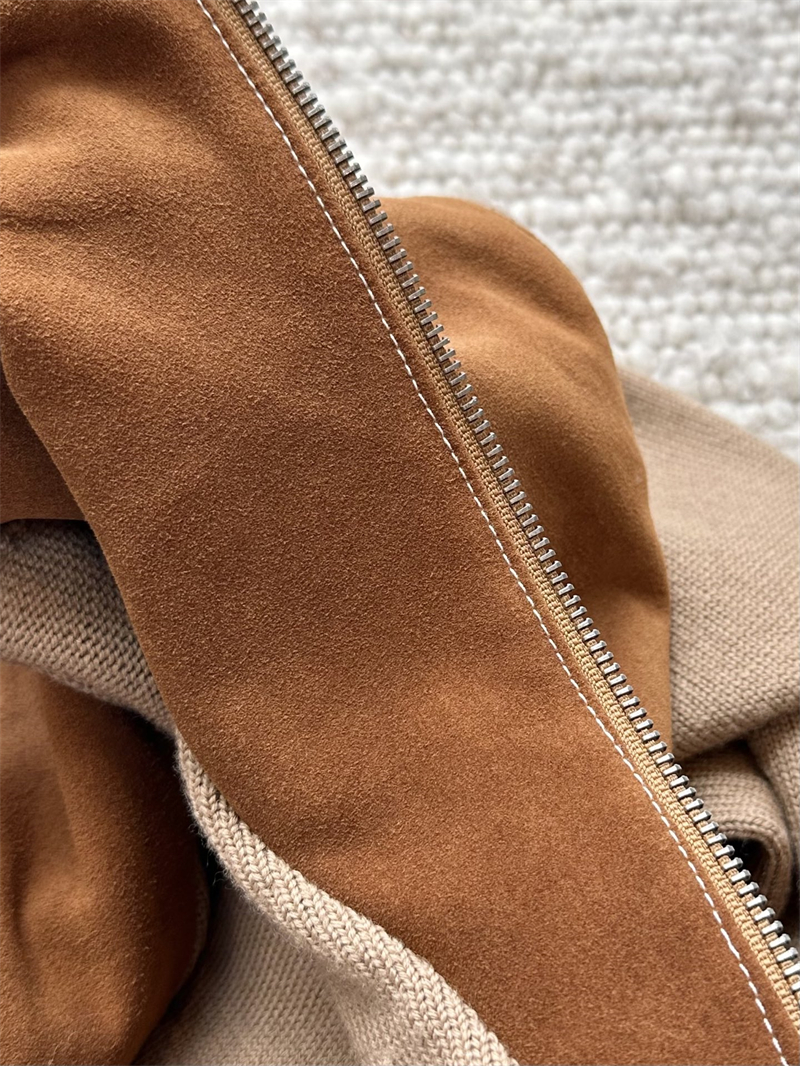 미우미우 미우미우 울 앤 레더 지퍼 가디건 레플리카 6번 이미지 - 의류 | 세미샵 레플리카 사이트