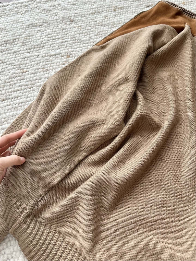 미우미우 미우미우 울 앤 레더 지퍼 가디건 레플리카 24번 이미지 - 의류 | 세미샵 레플리카 사이트