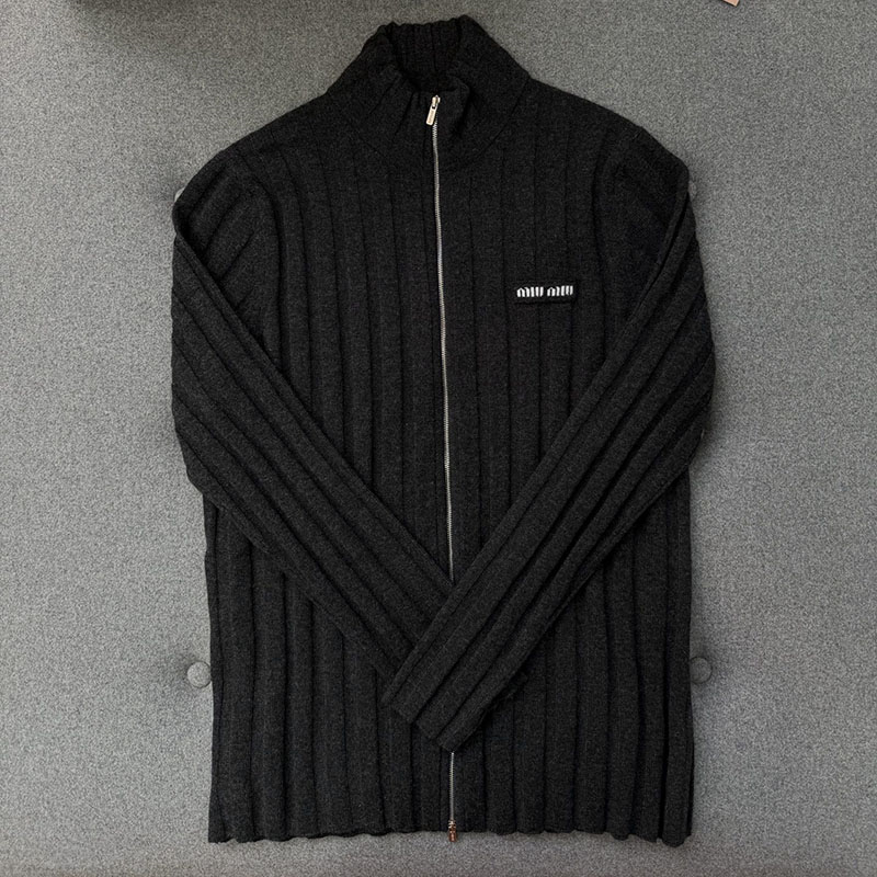 미우미우 미우미우 울 캐시미어 집업 가디건 레플리카 19번 이미지 - 의류 | 세미샵 레플리카 사이트
