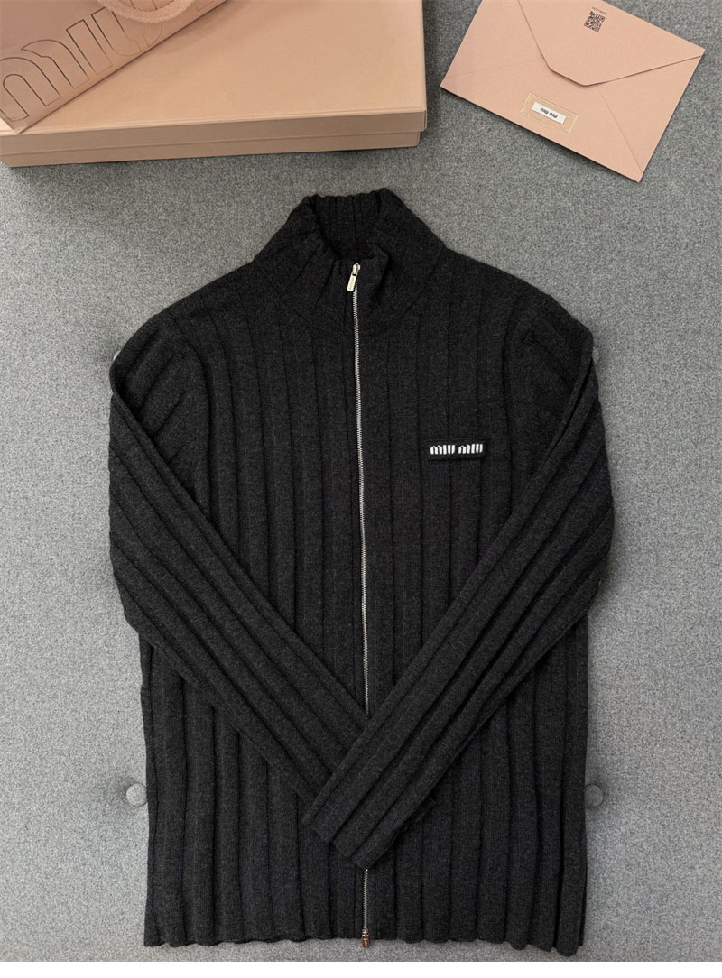 미우미우 미우미우 울 캐시미어 집업 가디건 레플리카 13번 이미지 - 의류 | 세미샵 레플리카 사이트