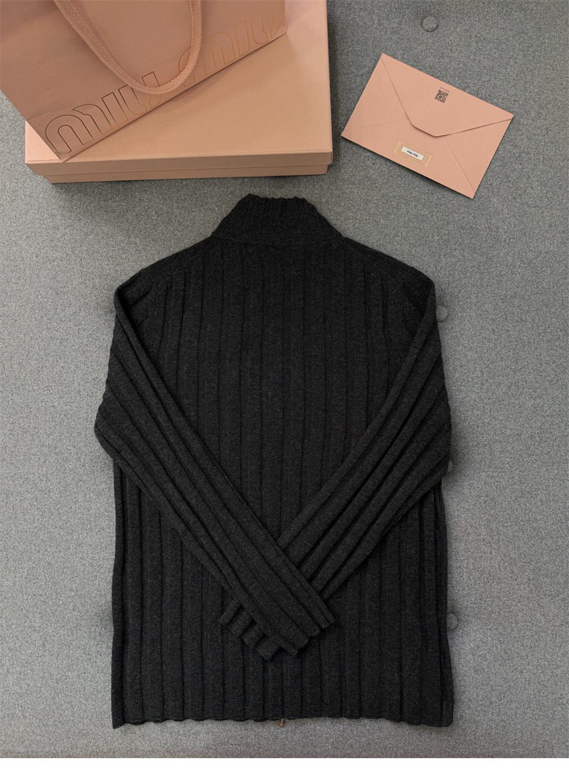 미우미우 미우미우 울 캐시미어 집업 가디건 레플리카 1번 이미지 - 의류 | 세미샵 레플리카 사이트