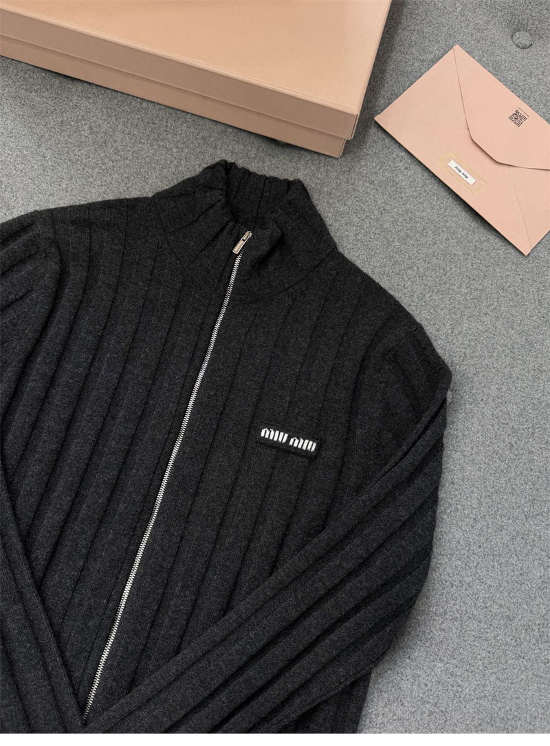 미우미우 미우미우 울 캐시미어 집업 가디건 레플리카 18번 이미지 - 의류 | 세미샵 레플리카 사이트