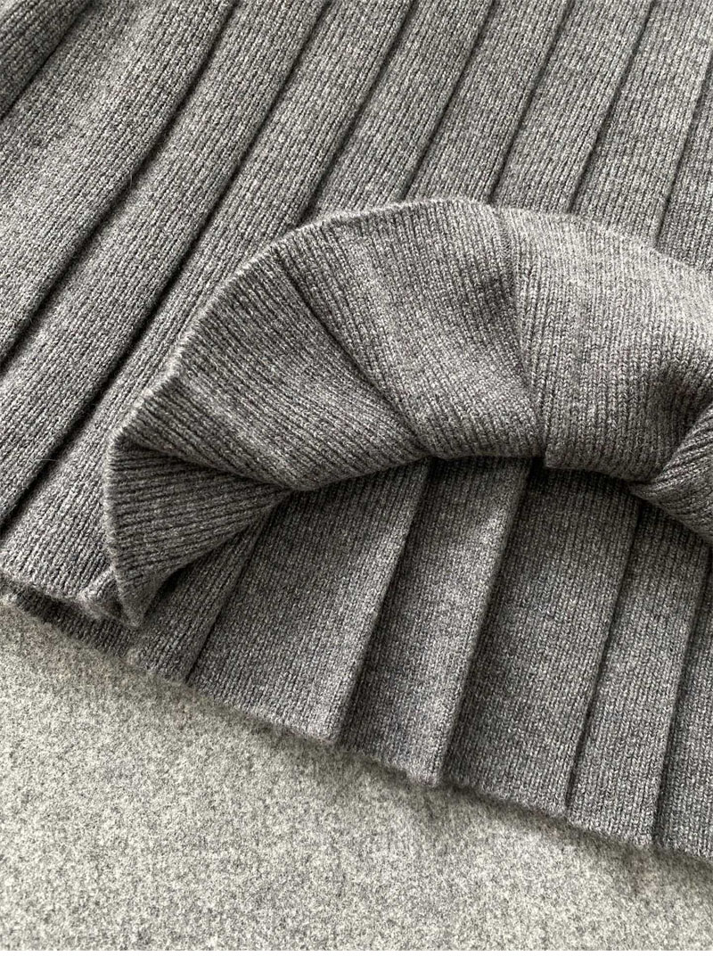 Miu Miu 미우미우 울 캐시미어 플리츠 미니 스커트 레플리카 20번 이미지 - 의류 | 세미샵 레플리카 사이트