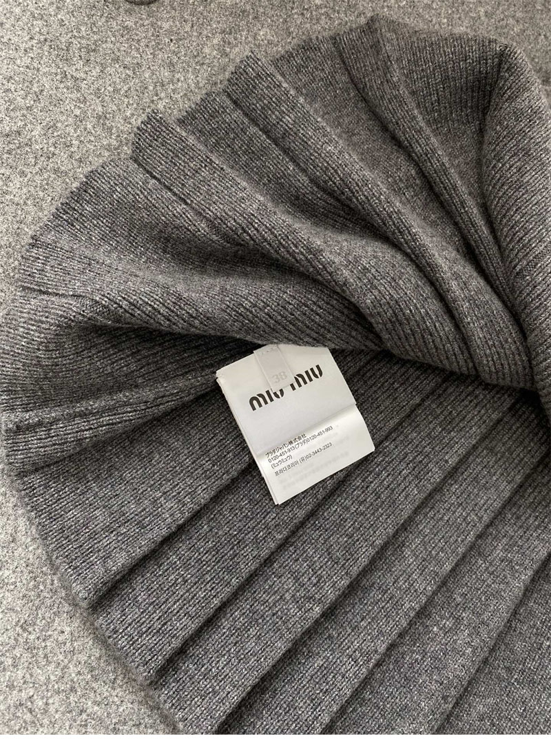 Miu Miu 미우미우 울 캐시미어 플리츠 미니 스커트 레플리카 21번 이미지 - 의류 | 세미샵 레플리카 사이트