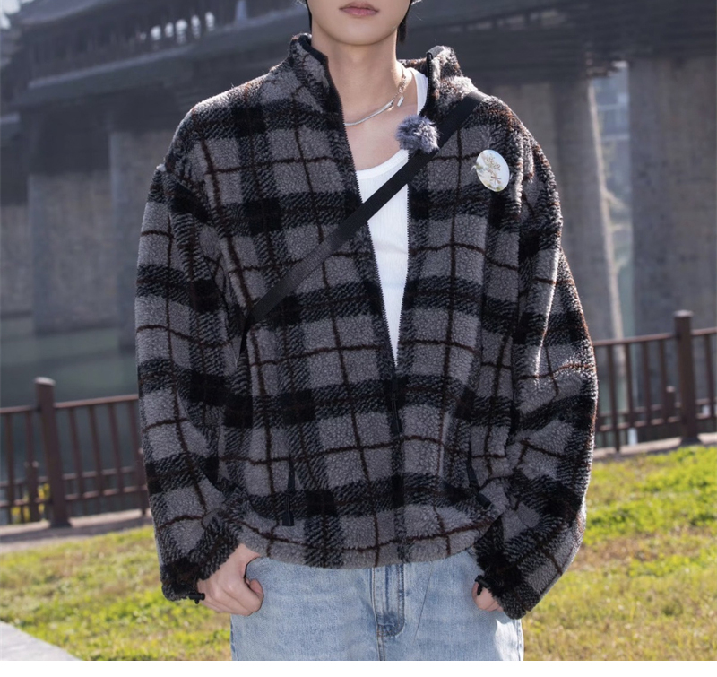 미우미우 미우미우 체크 테디 집업 자켓 레플리카 7번 이미지 - 의류 | 세미샵 레플리카 사이트