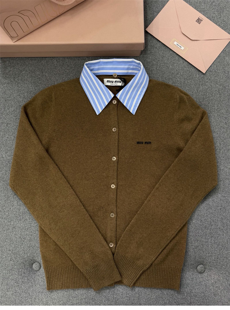 미우미우 미우미우 카라 엠벨리시드 캐시미어 가디건 레플리카 8번 이미지 - 의류 | 세미샵 레플리카 사이트