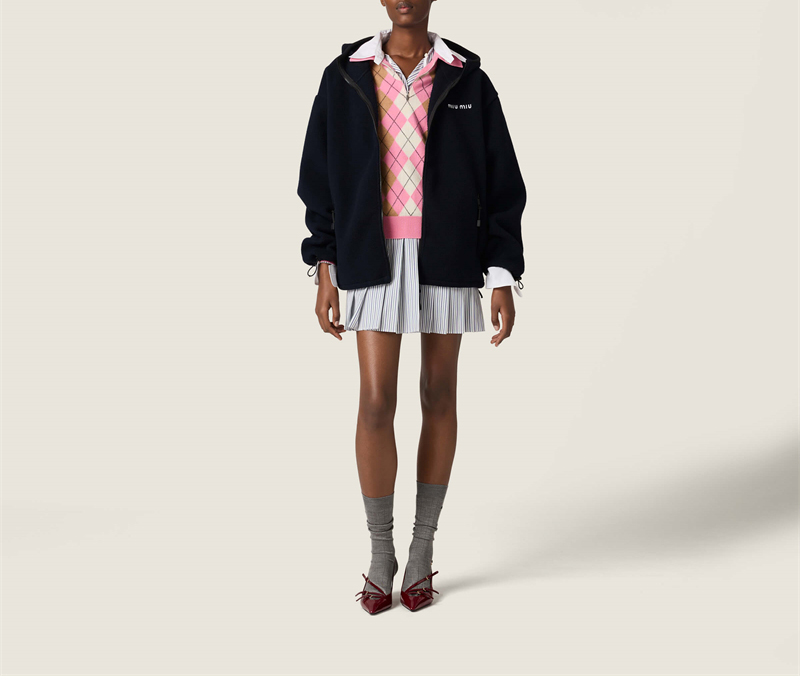 미우미우 미우미우 코튼 플리스 지퍼 후드 레플리카 7번 이미지 - 의류 | 세미샵 레플리카 사이트