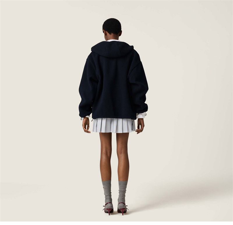 미우미우 미우미우 코튼 플리스 지퍼 후드 레플리카 6번 이미지 - 의류 | 세미샵 레플리카 사이트