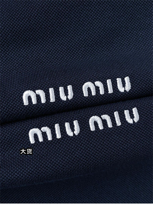 Miu Miu 미우미우 코튼 피케 폴로 셔츠 2컬러 레플리카 12번 이미지 - 의류 | 세미샵 레플리카 사이트