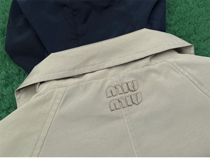 Miu Miu 미우미우 파나마 코튼 테크니컬 퐁제 블루종 자켓 레플리카 10번 이미지 - 의류 | 세미샵 레플리카 사이트