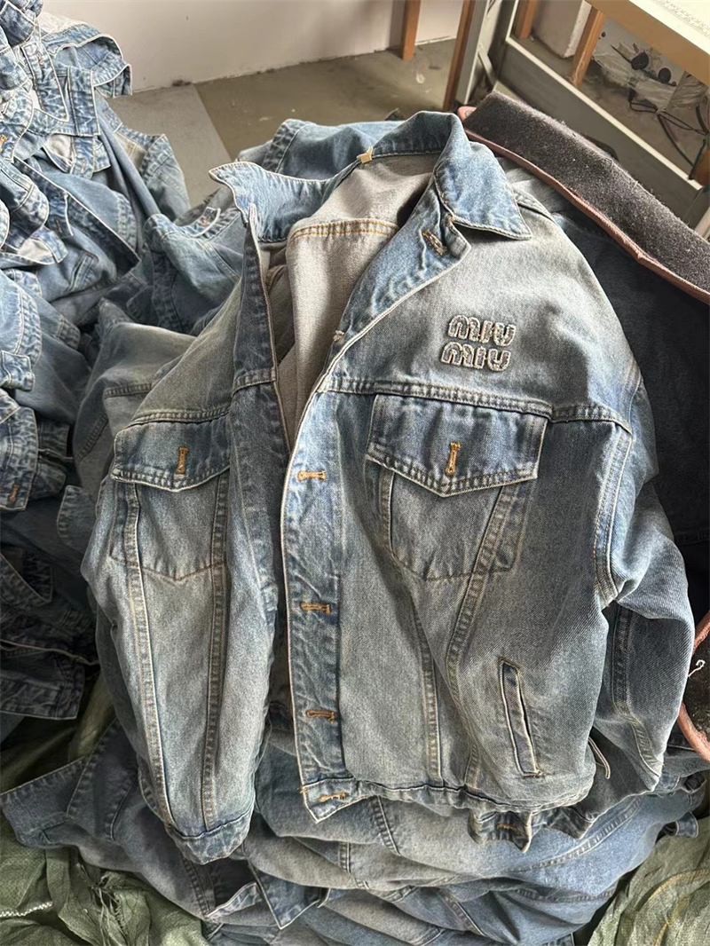Miu Miu 미우미우 23FW 데님 블루종 자켓 레플리카 12번 이미지 - 의류 | 세미샵 레플리카 사이트