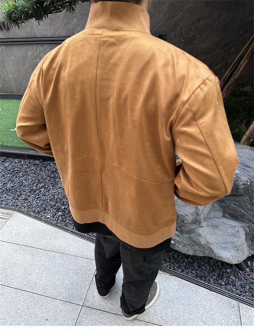 Miu Miu 미우미우 24FW 로고 스웨이드 나파 가죽 자켓 레플리카 7번 이미지 - 의류 | 세미샵 레플리카 사이트