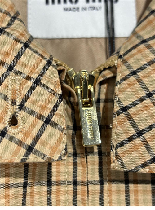 Miu Miu 미우미우 24SS 로고 체크 자켓 레플리카 9번 이미지 - 의류 | 세미샵 레플리카 사이트