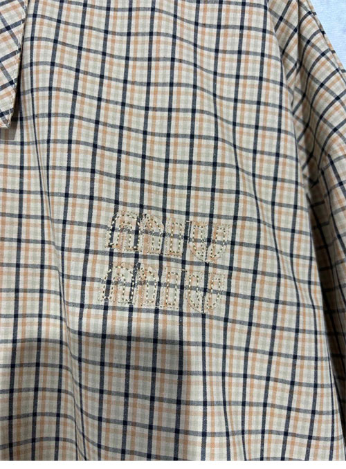 Miu Miu 미우미우 24SS 로고 체크 자켓 레플리카 11번 이미지 - 의류 | 세미샵 레플리카 사이트