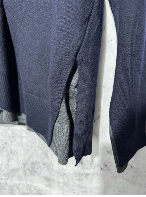 Miu Miu 미우미우 24ss 체스트 로고 실크 캐시미어 스웨터 가디건 레플리카 15번 이미지 - 의류 | 세미샵 레플리카 사이트