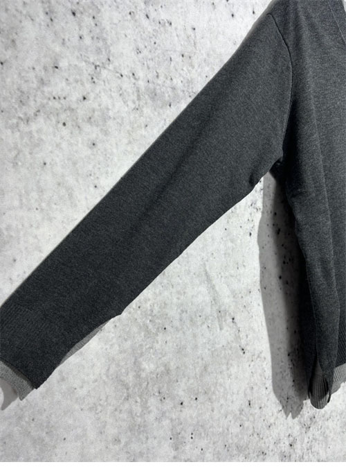 Miu Miu 미우미우 24ss 체스트 로고 실크 캐시미어 스웨터 가디건 레플리카 9번 이미지 - 의류 | 세미샵 레플리카 사이트