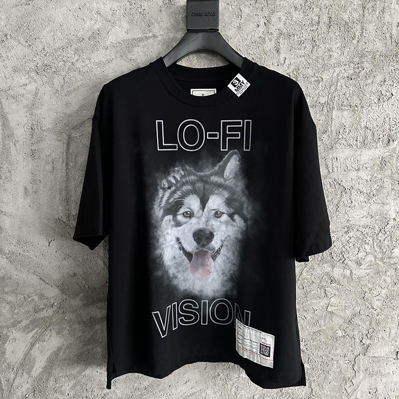 Mihara Yasuhiro 미하라 야스히로 24FW 패치로고 그래픽 프린트 반팔 티셔츠 레플리카 1번 이미지 - 의류 | 세미샵 레플리카 사이트