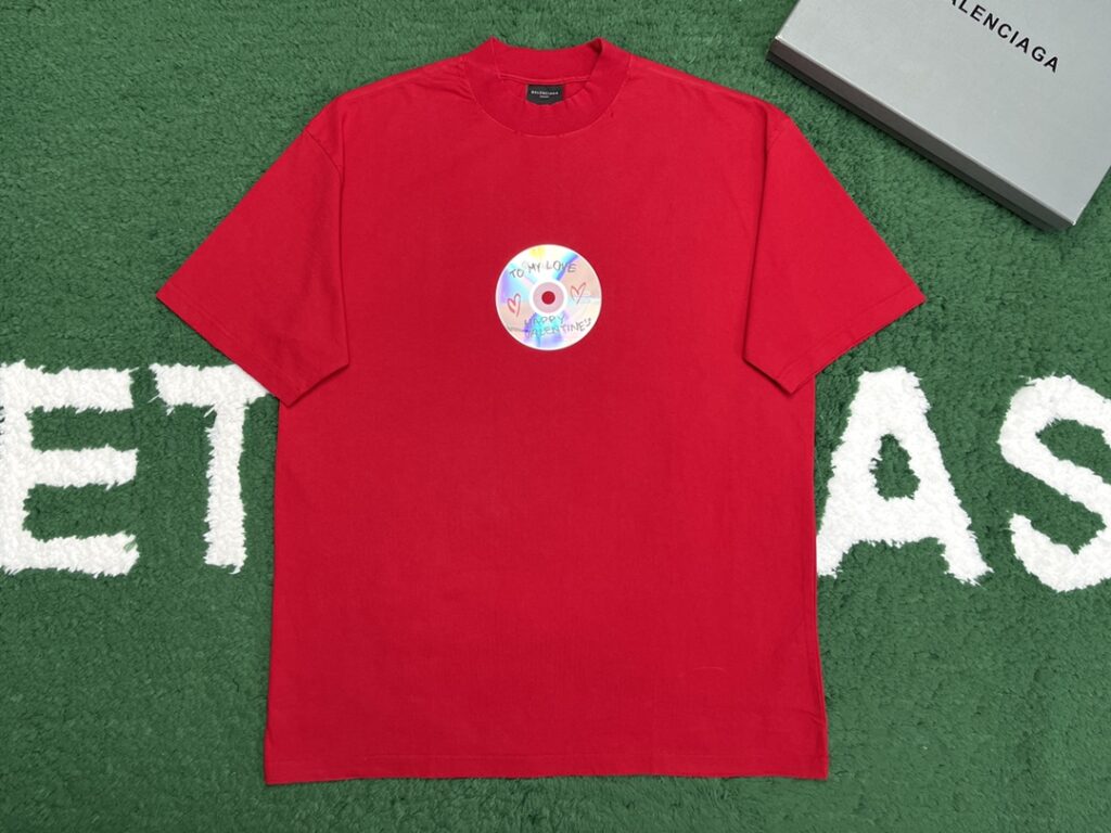 Balenciaga 발렌시아가 남자 TO MY LOVE 핏 블랙 미디엄 티셔츠 레플리카 9번 이미지 - 의류 | 세미샵 레플리카 사이트