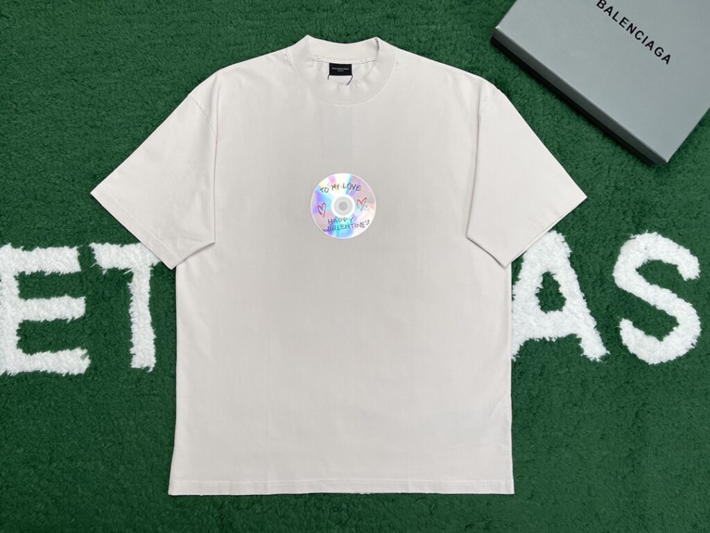 Balenciaga 발렌시아가 남자 TO MY LOVE 핏 블랙 미디엄 티셔츠 레플리카 16번 이미지 - 의류 | 세미샵 레플리카 사이트