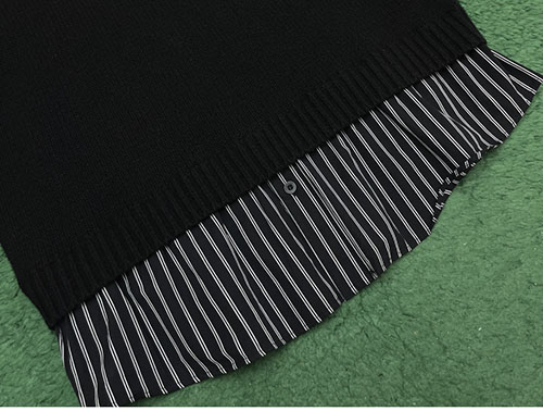 Balenciaga 발렌시아가 레이어드 셔츠 V 넥 스웨터 2컬러 레플리카 3번 이미지 - 의류 | 세미샵 레플리카 사이트