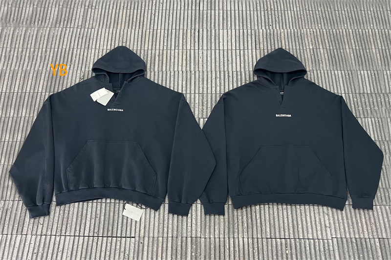 발렌시아가 발렌시아가 로고 코튼 후드 스웨트셔츠 레플리카 14번 이미지 - 의류 | 세미샵 레플리카 사이트