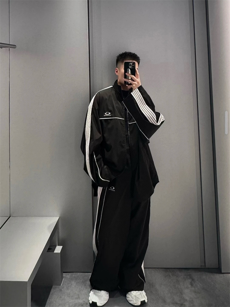 Balenciaga 발렌시아가 루프 스포츠 아이콘 스트레치 테크니컬 패브릭 트랙수트 자켓 레플리카 4번 이미지 - 의류 | 세미샵 레플리카 사이트