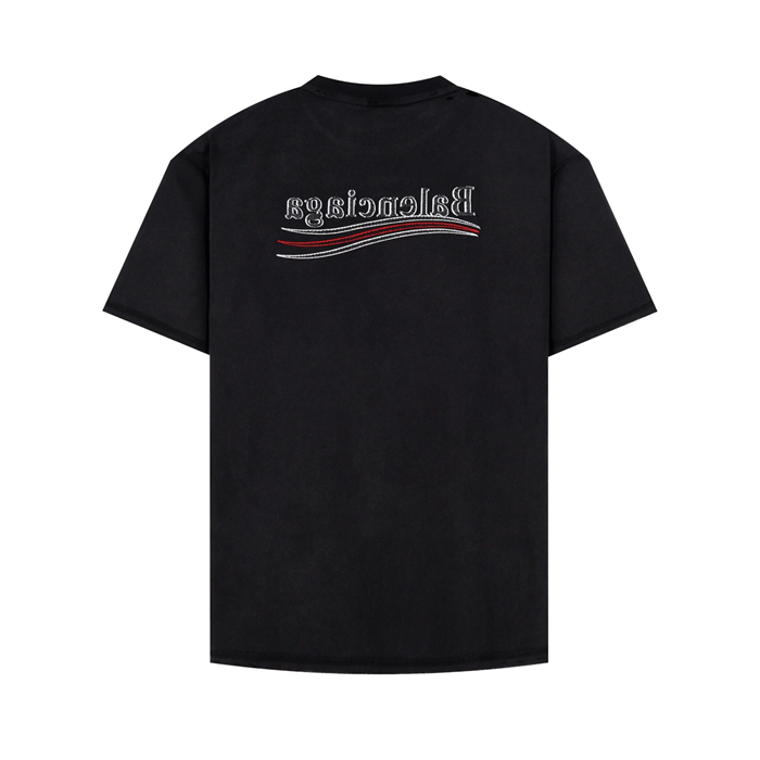 Balenciaga 발렌시아가 웨이브로고 폴리티컬 캠페인 인사이드 아웃 반팔 티셔츠 레플리카 6번 이미지 - 의류 | 세미샵 레플리카 사이트