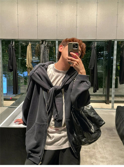 Balenciaga 발렌시아가 유니티 스포츠 아이콘 인코그니토 오버사이즈 후드 집업 레플리카 9번 이미지 - 의류 | 세미샵 레플리카 사이트