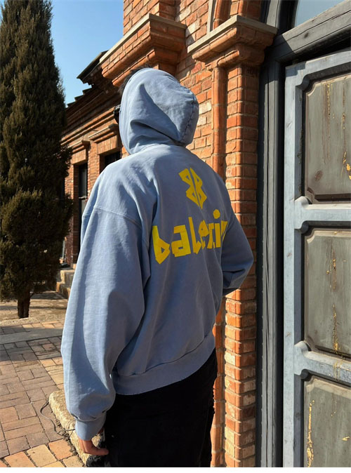 Balenciaga 발렌시아가 테이프 타입 립드 포켓 오버사이즈 후드 3컬러 레플리카 1번 이미지 - 의류 | 세미샵 레플리카 사이트