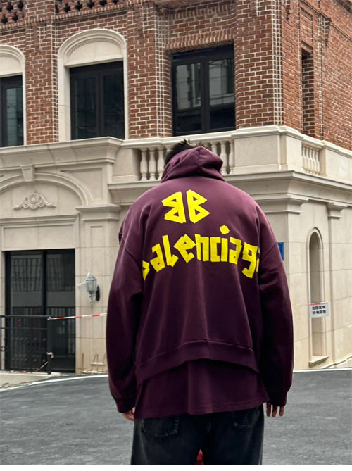 Balenciaga 발렌시아가 테이프 타입 립드 포켓 오버사이즈 후드 3컬러 레플리카 6번 이미지 - 의류 | 세미샵 레플리카 사이트