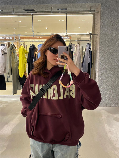 Balenciaga 발렌시아가 테이프 타입 립드 포켓 오버사이즈 후드 3컬러 레플리카 7번 이미지 - 의류 | 세미샵 레플리카 사이트