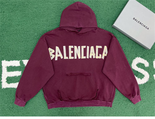 Balenciaga 발렌시아가 테이프 타입 립드 포켓 오버사이즈 후드 3컬러 레플리카 8번 이미지 - 의류 | 세미샵 레플리카 사이트