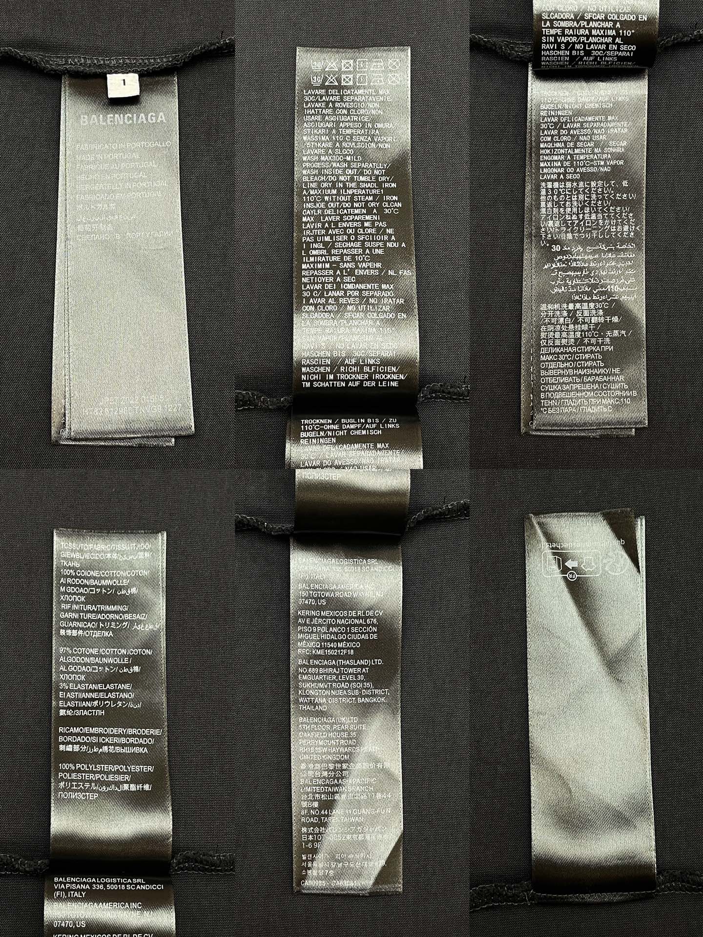 Balenciaga 발렌시아가 파리 리버티 문 미디엄 핏 반팔 티셔츠 “2COLOR” 레플리카 14번 이미지 - 의류 | 세미샵 레플리카 사이트