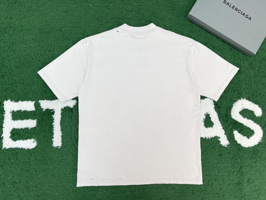 Balenciaga 발렌시아가 파리 리버티 미디엄 핏 반팔 티셔츠 “2COLOR” 레플리카 16번 이미지 - 의류 | 세미샵 레플리카 사이트