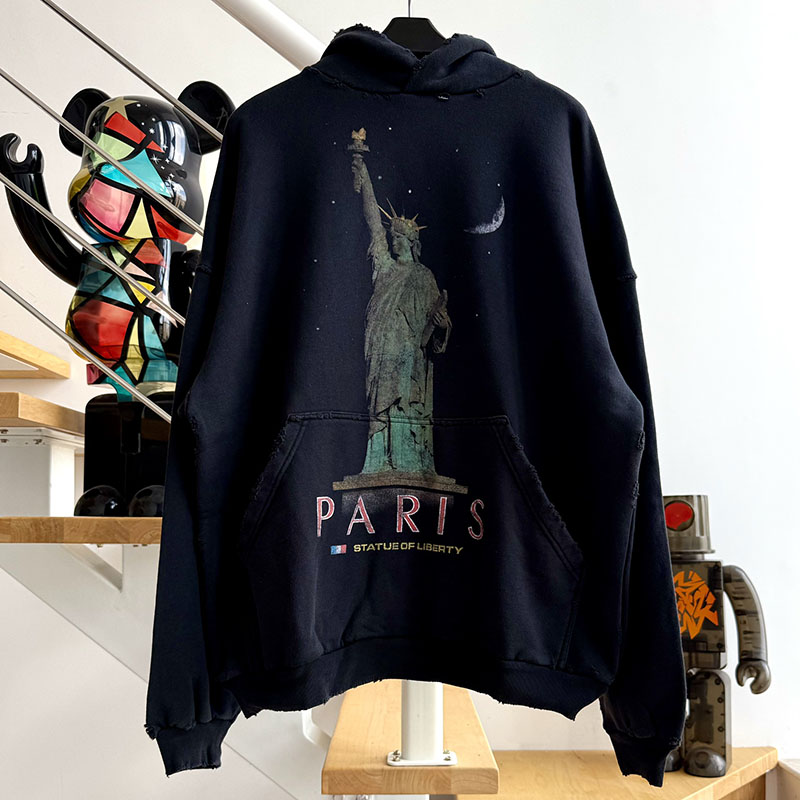 Balenciaga 발렌시아가 파리 리버티 오버사이즈 후디 레플리카 1번 이미지 - 의류 | 세미샵 레플리카 사이트