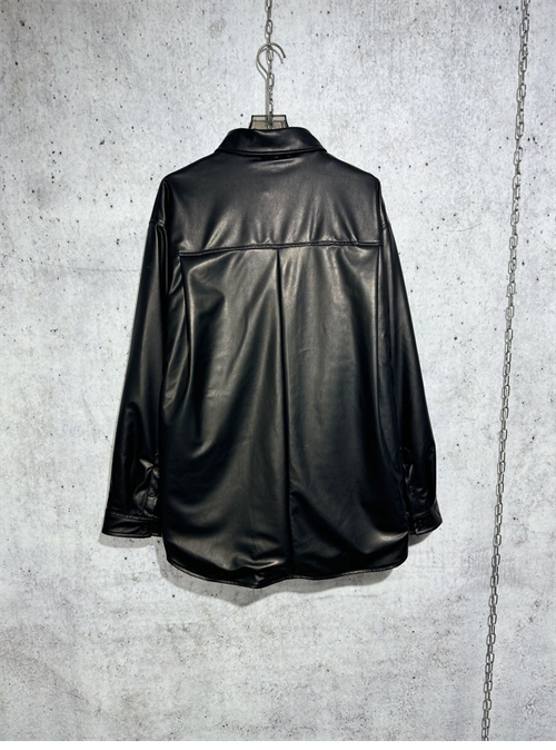 Balenciaga 발렌시아가 패디드 레더 오버 셔츠 자켓 레플리카 10번 이미지 - 의류 | 세미샵 레플리카 사이트