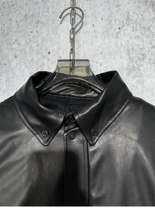 Balenciaga 발렌시아가 패디드 레더 오버 셔츠 자켓 레플리카 11번 이미지 - 의류 | 세미샵 레플리카 사이트