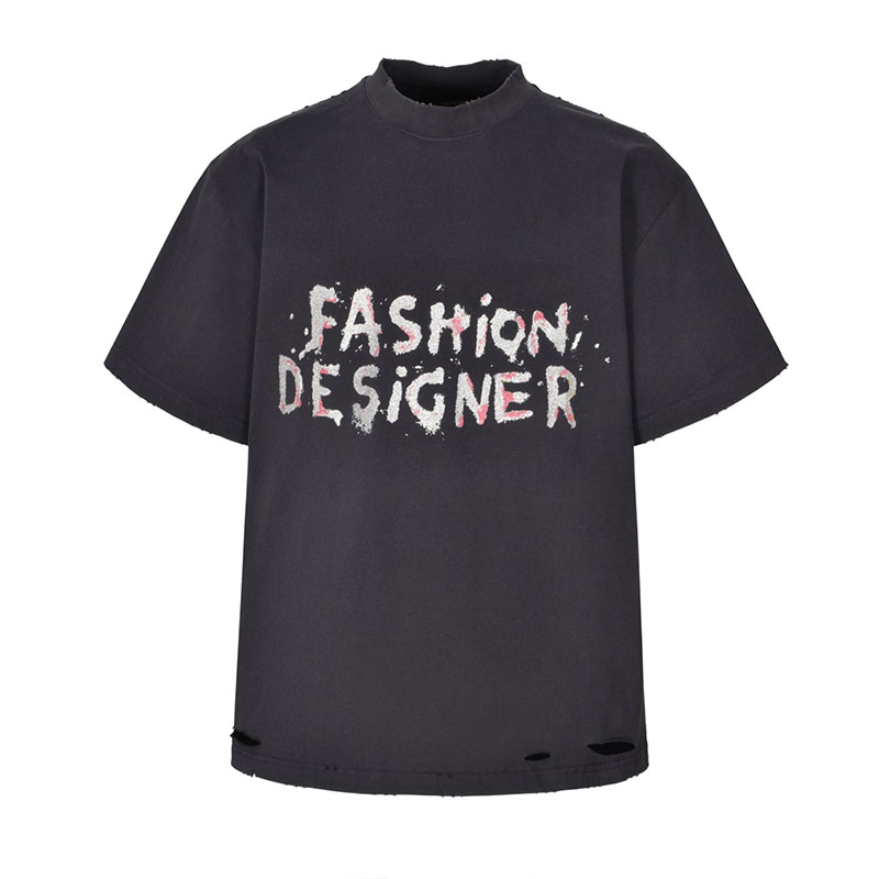 Balenciaga 발렌시아가 패션 디자이너 오버사이즈 반팔 티셔츠 2컬러 레플리카 1번 이미지 - 의류 | 세미샵 레플리카 사이트