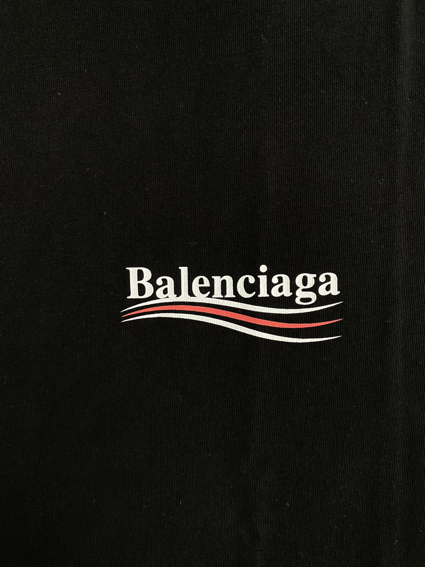 Balenciaga 발렌시아가 폴리티컬 로고 켐페인 라지 핏 반팔 티셔츠 블랙 레플리카 14번 이미지 - 의류 | 세미샵 레플리카 사이트