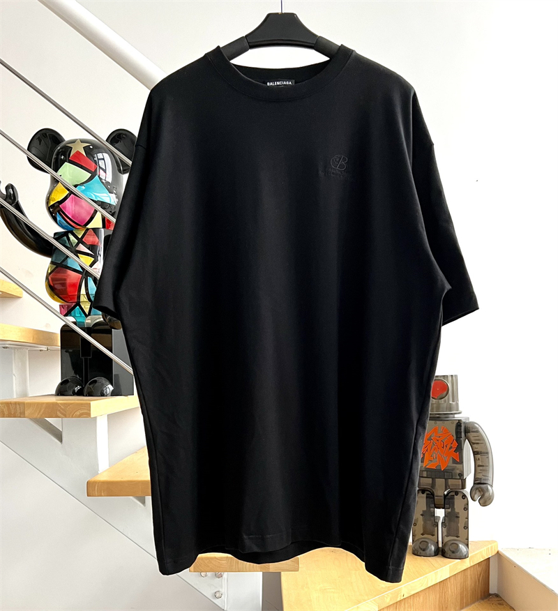 발렌시아가 발렌시아가 22ss 호텔 로고 자수 루즈핏 반팔 티셔츠 레플리카 1번 이미지 - 의류 | 세미샵 레플리카 사이트