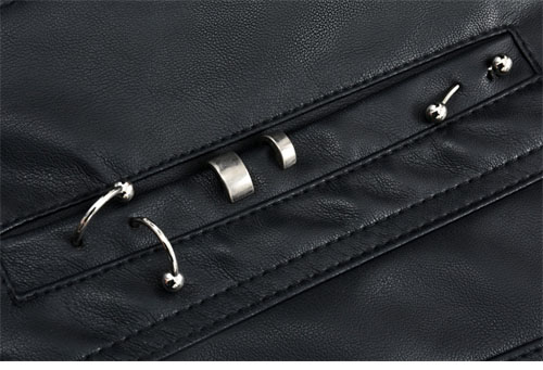 Balenciaga 발렌시아가 24FW 메탈 피어스드 가죽 자켓 레플리카 9번 이미지 - 의류 | 세미샵 레플리카 사이트